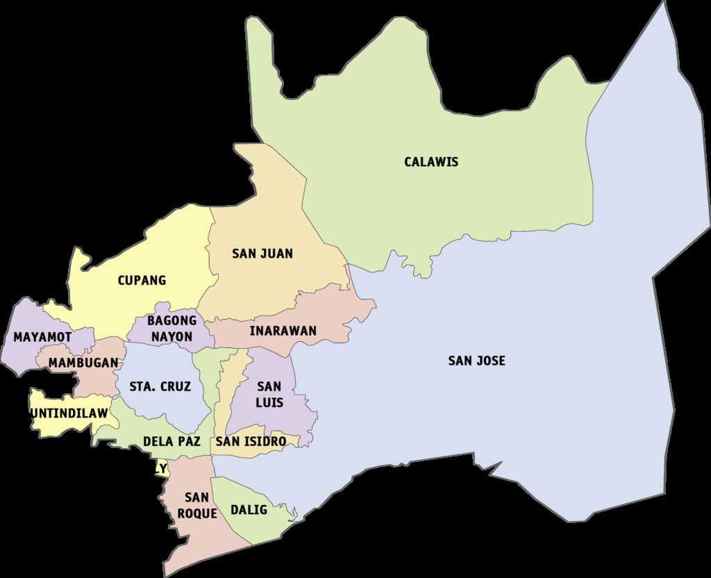 Political map of Antipolo