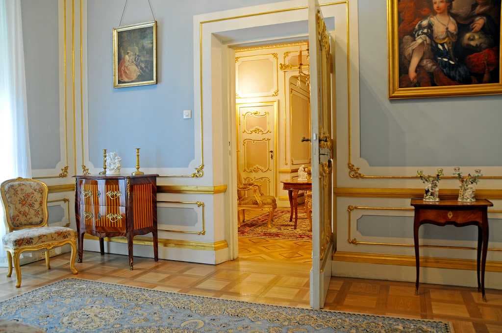 Inside the palace.