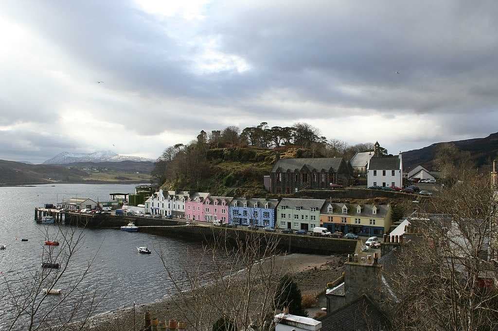Portree, Skye's largest settlement