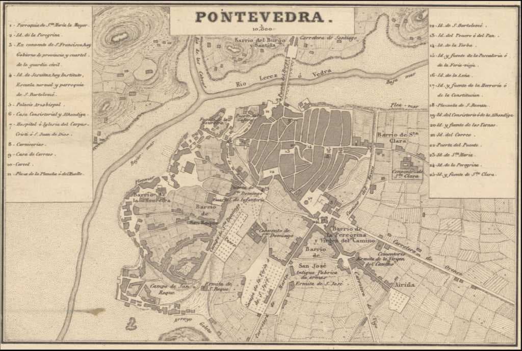 19th century map of the city (1856), by Francisco Coello de Portugal y Quesada