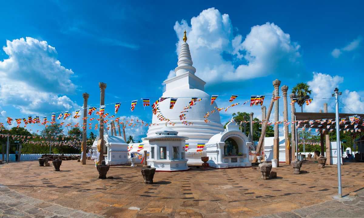 Thuparama dagoba in Anuradhapura