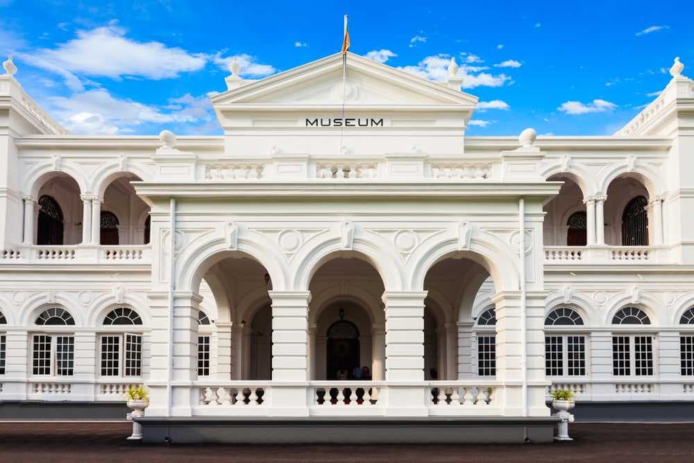 Front View of National Museum, Colombo
