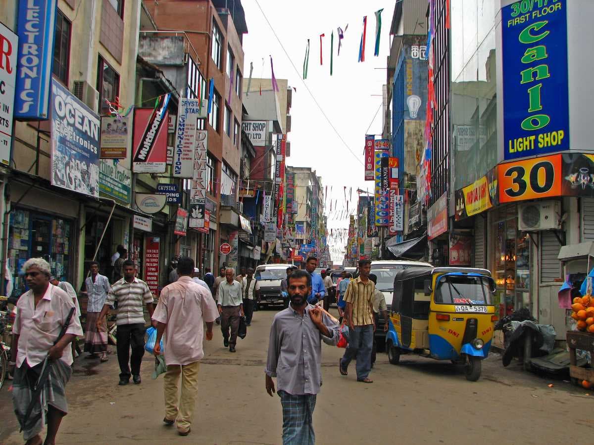 Market street, Sri Lanka