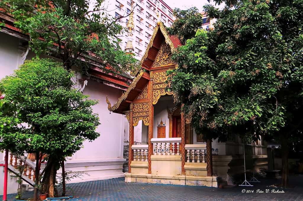 The temple as seen from outside.