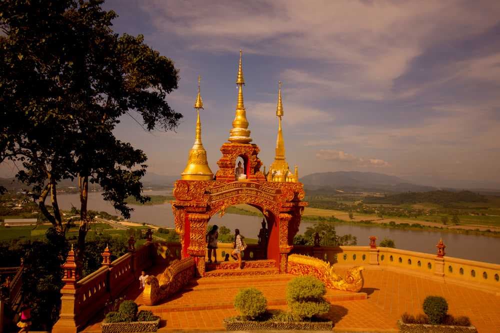 WatThat Doi Pu Khao - Holy Shrine in Golden Triangle