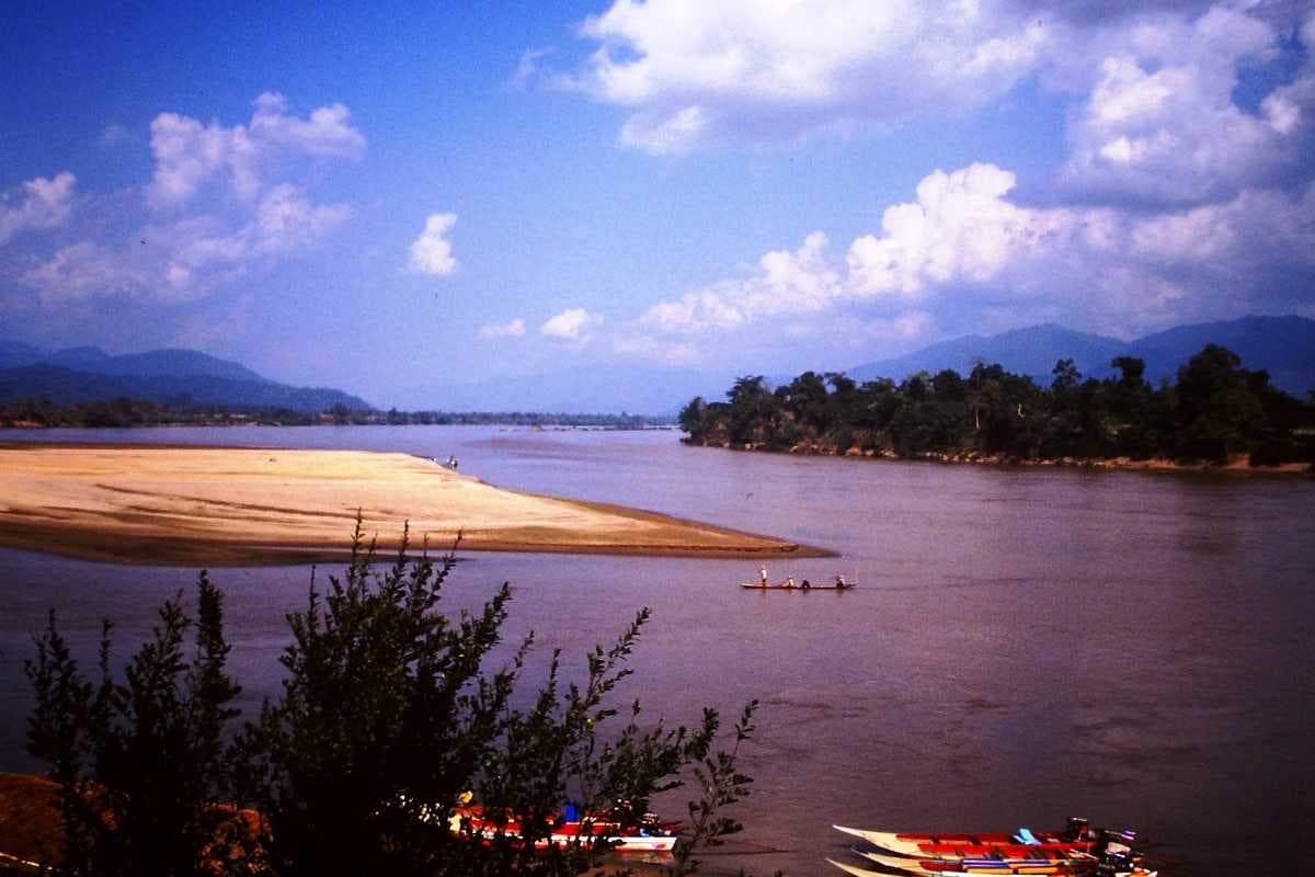 Picturesque View of Mekong River, Golden Triangle