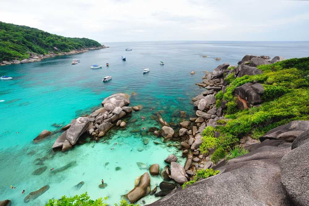 Scenic View of Similan islands