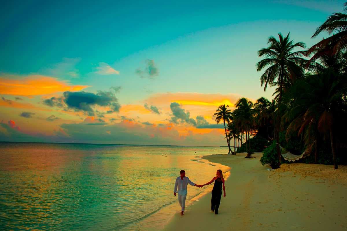 Couple at a Beach in Koh Samui, Thailand