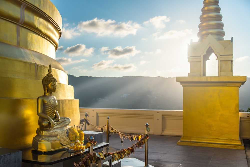 Wat Khao Hua Jook - Well-Known for Replica of Buddha's Foot Print