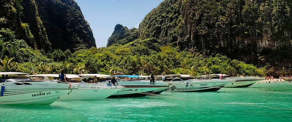 Speedboats, Maya Bay