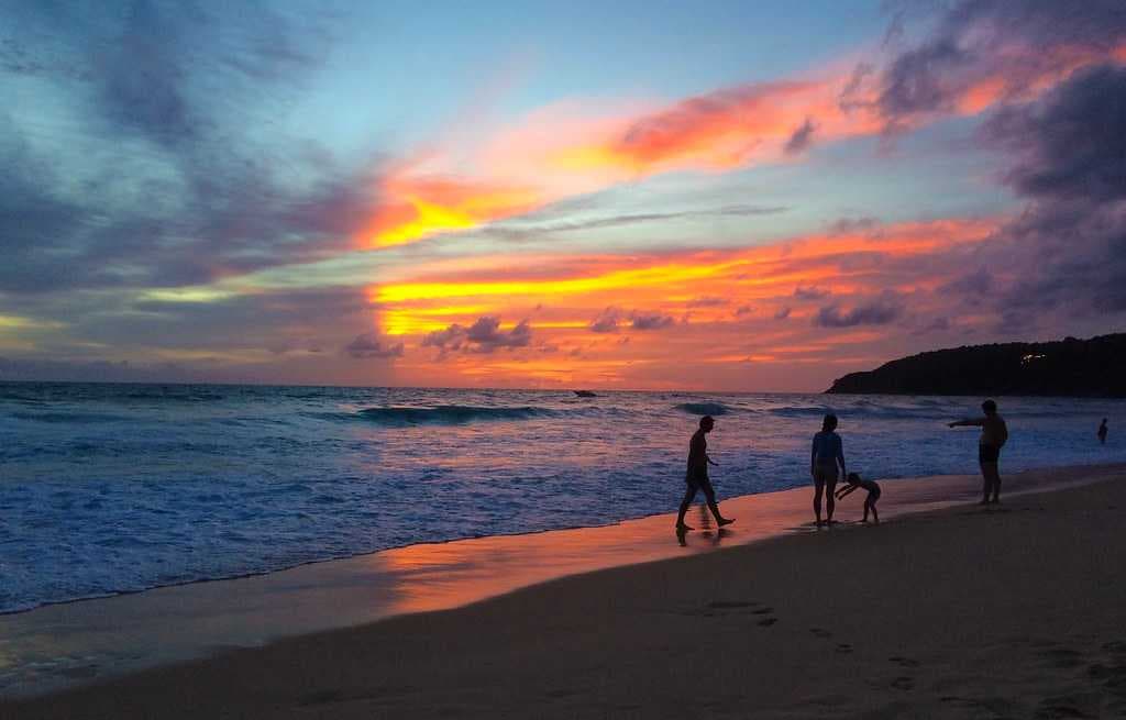 Sunset at Karon Beach, Phuket