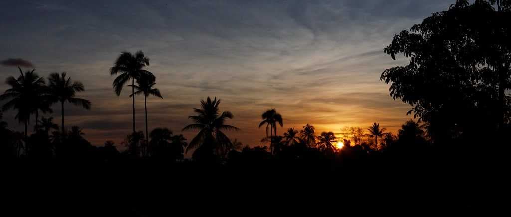 Sunset Over Sirinath National Park
