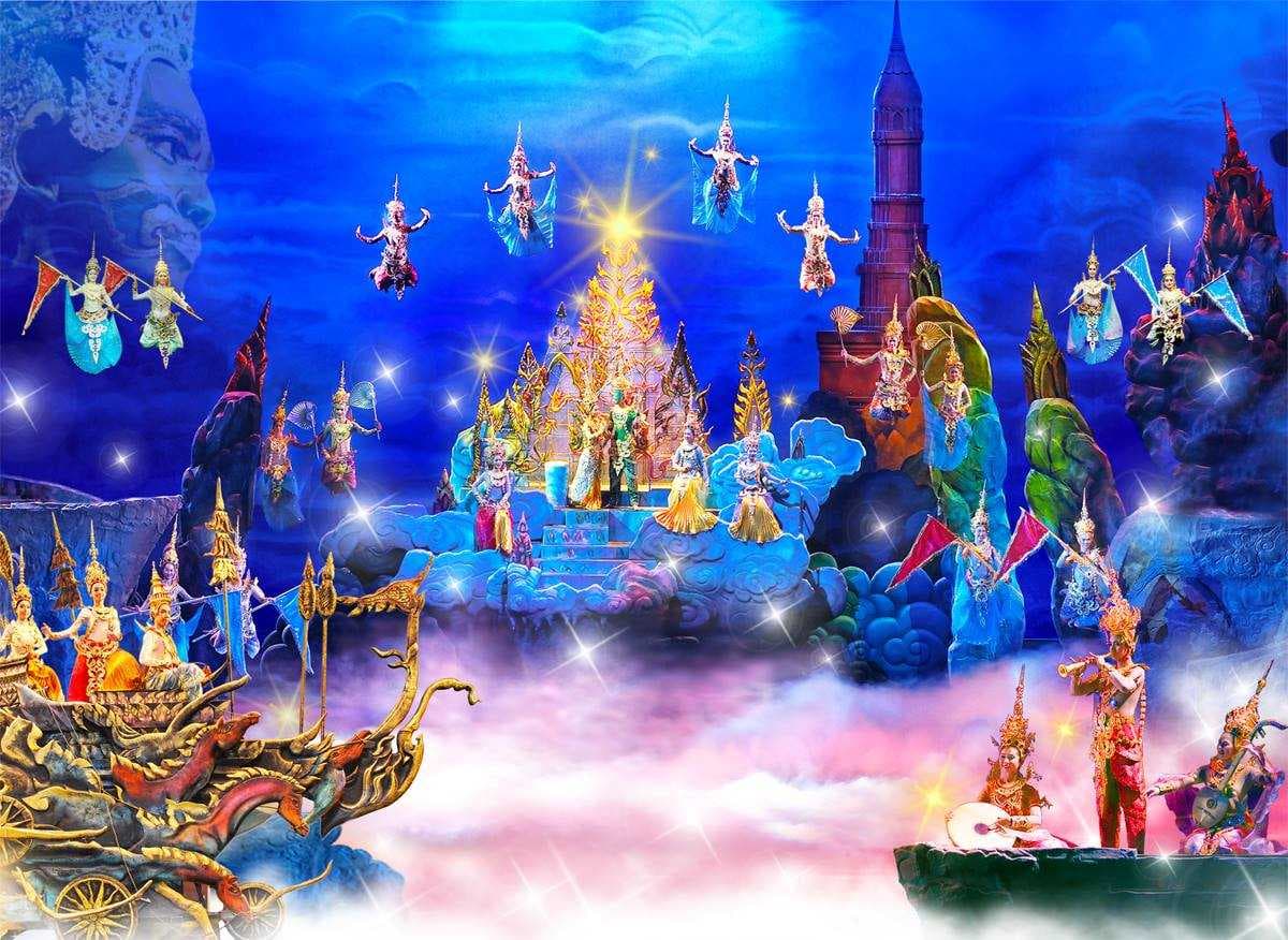 Siam Niramit - Extravagant Colourful Art Performance