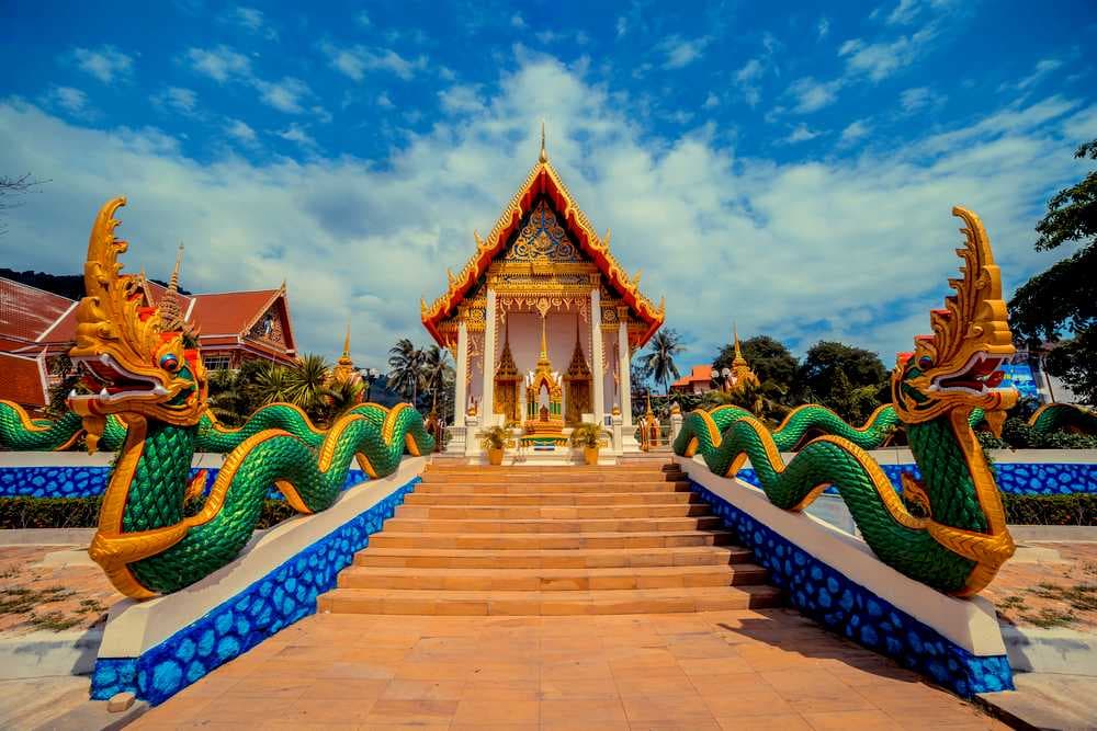 Dragon Stairs Entrance, Wat Suwan Khiri Khet, Phuket