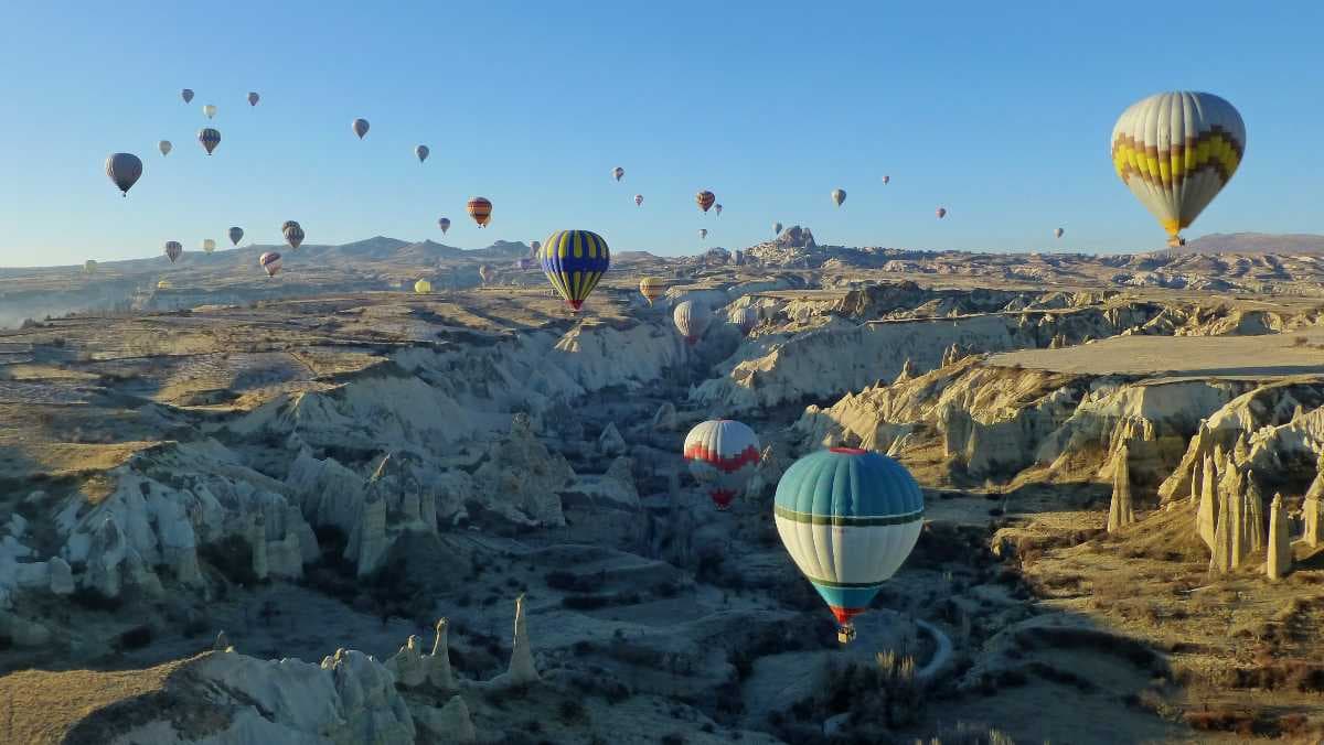 Hot Air Balloon Ride in Pamukkale, Turkey