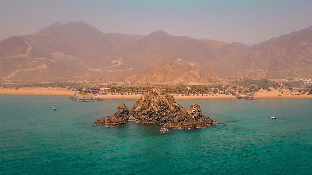 Snoopy Island in Fujairah