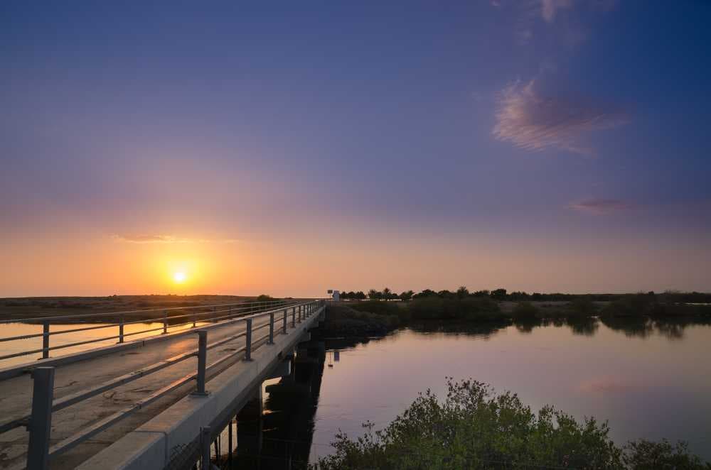 Sunset at Khor Kalba