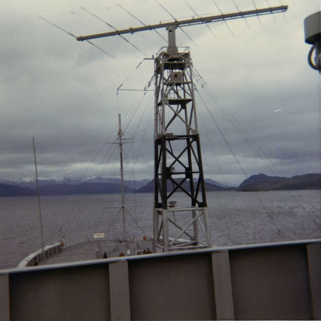Blue Ridge transiting the Strait of Magellan in March 1971