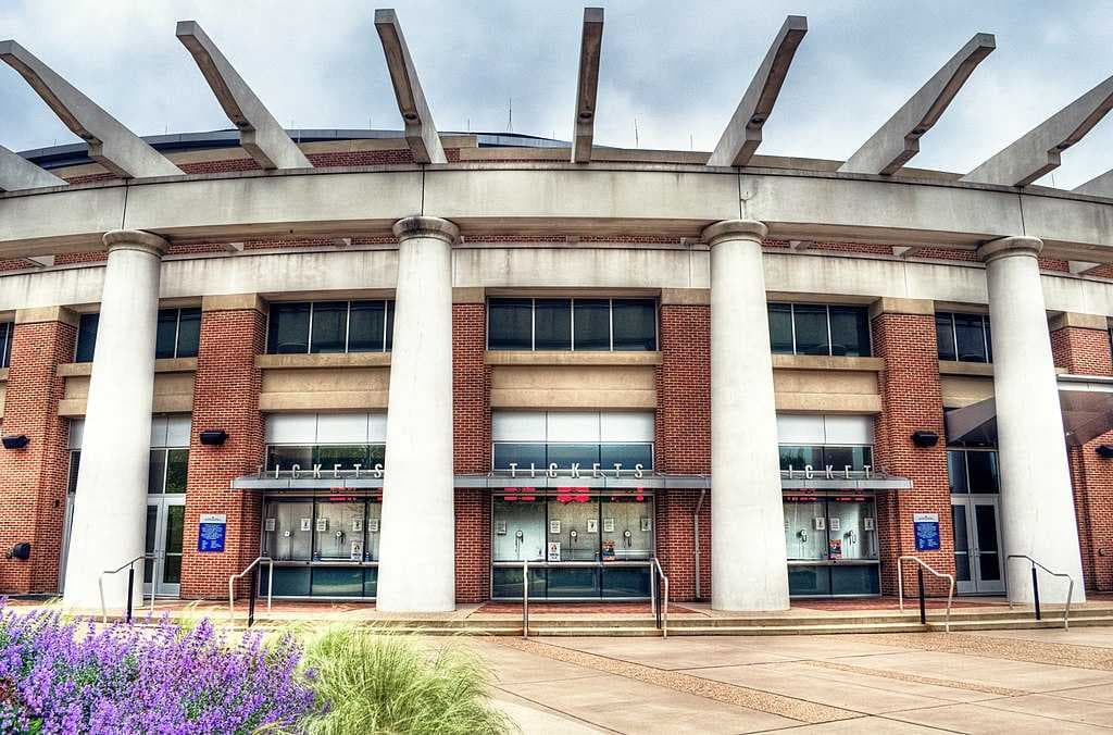 John Paul Jones Arena, home of the Virginia Cavaliers basketball programs