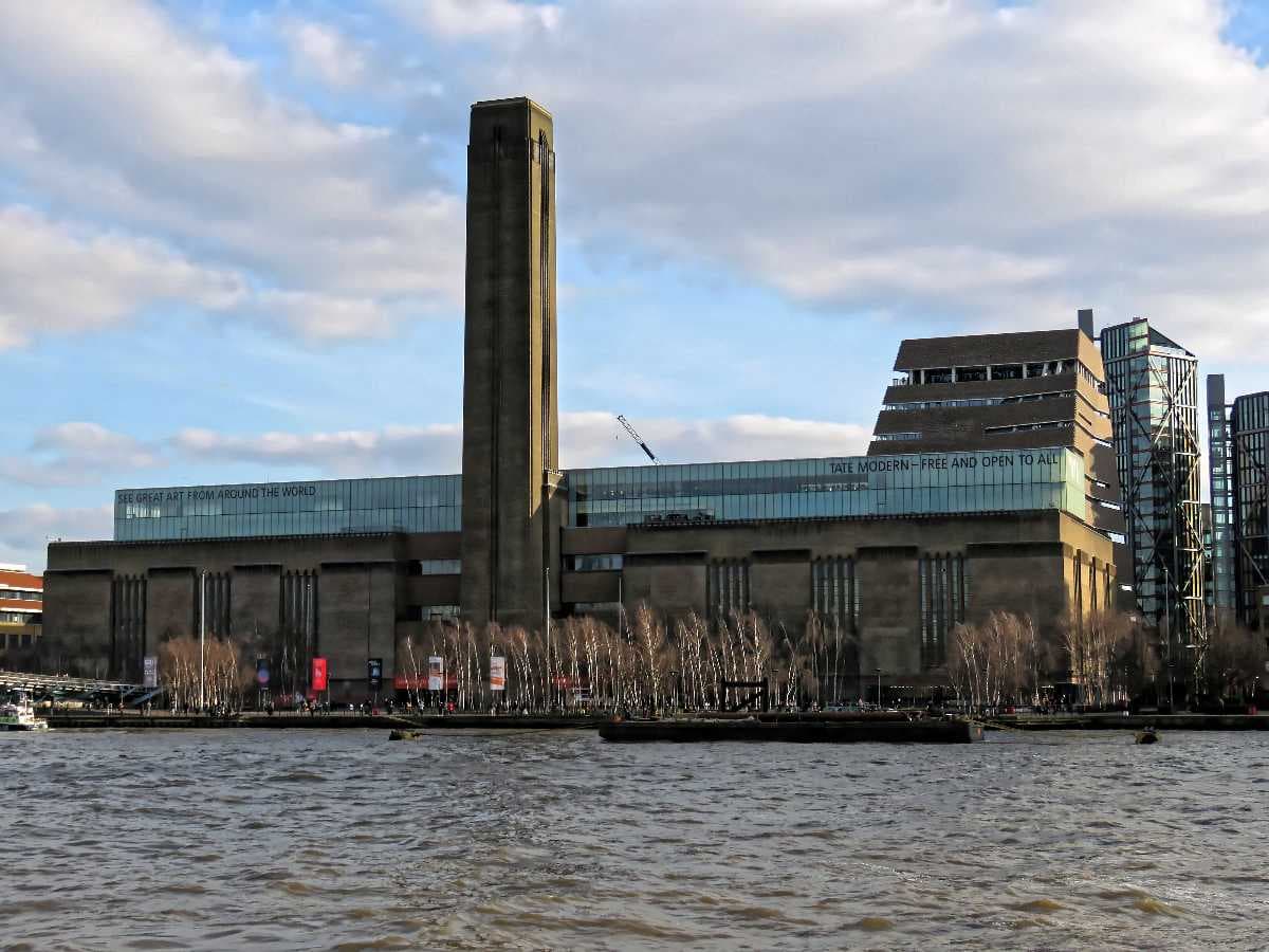 Tate Modern building on riverside