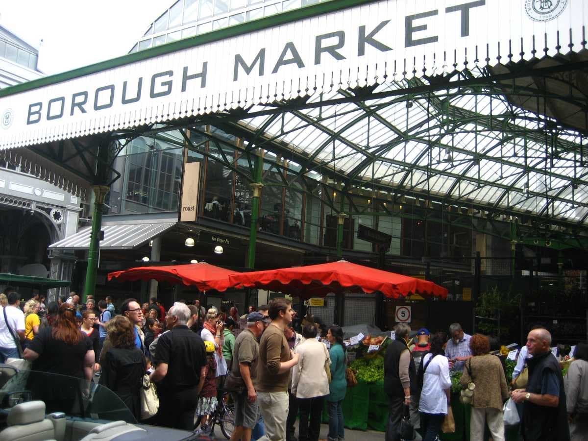 Rush hours at Borough Market