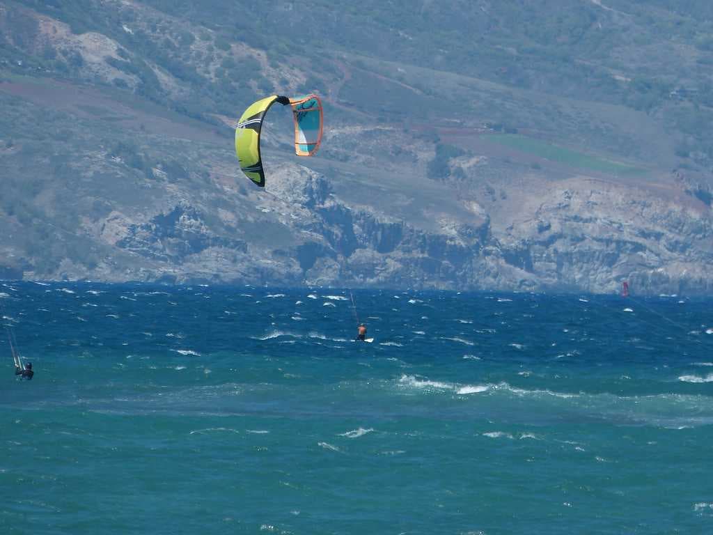 Parasurfing in Maui.
