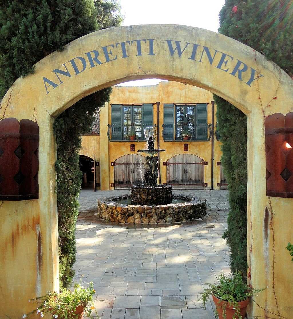 Andretti Winery, founded by Mario Andretti in 1996