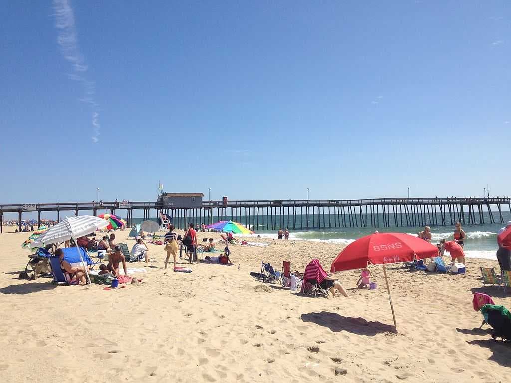 Ocean City pier and beach