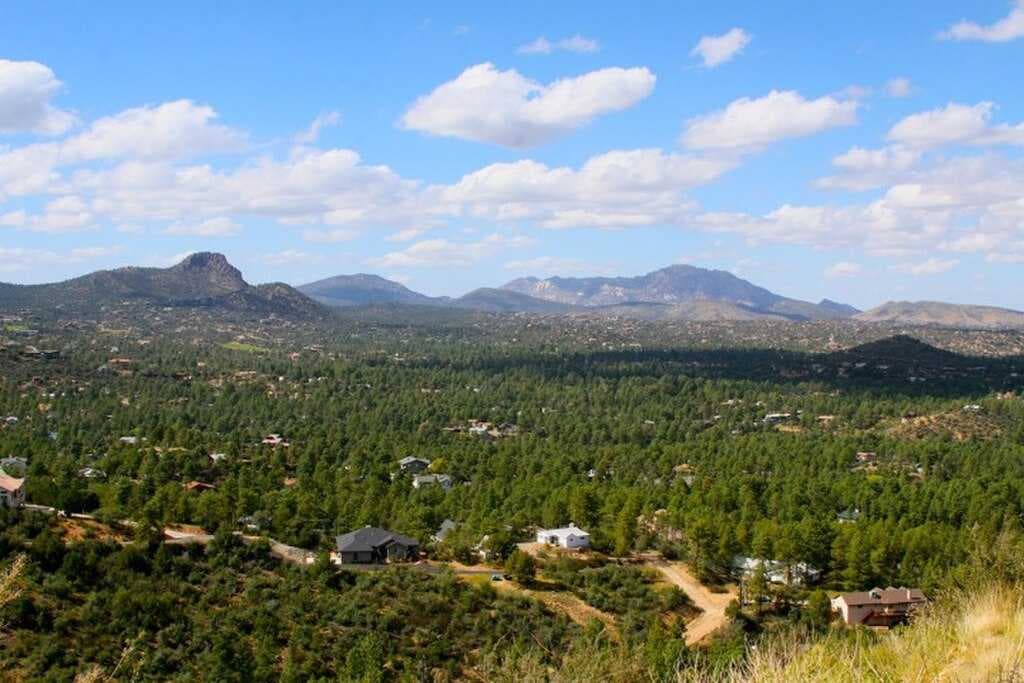 Thumb Butte and Granite Mountain in Prescott.