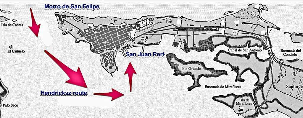 Hendricksz 1625 attack on San Juan, Puerto Rico