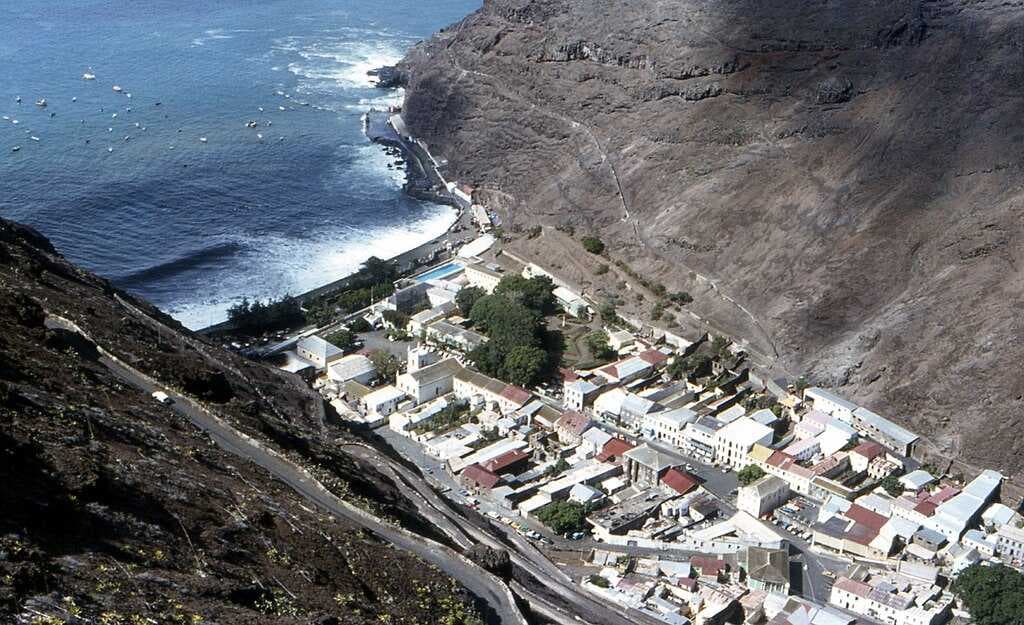 Jamestown, from above