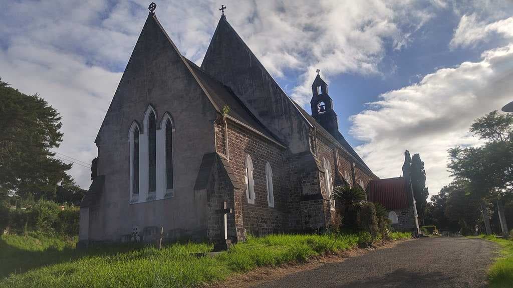 St Paul's Anglican Cathedral, located to the south of Jamestown