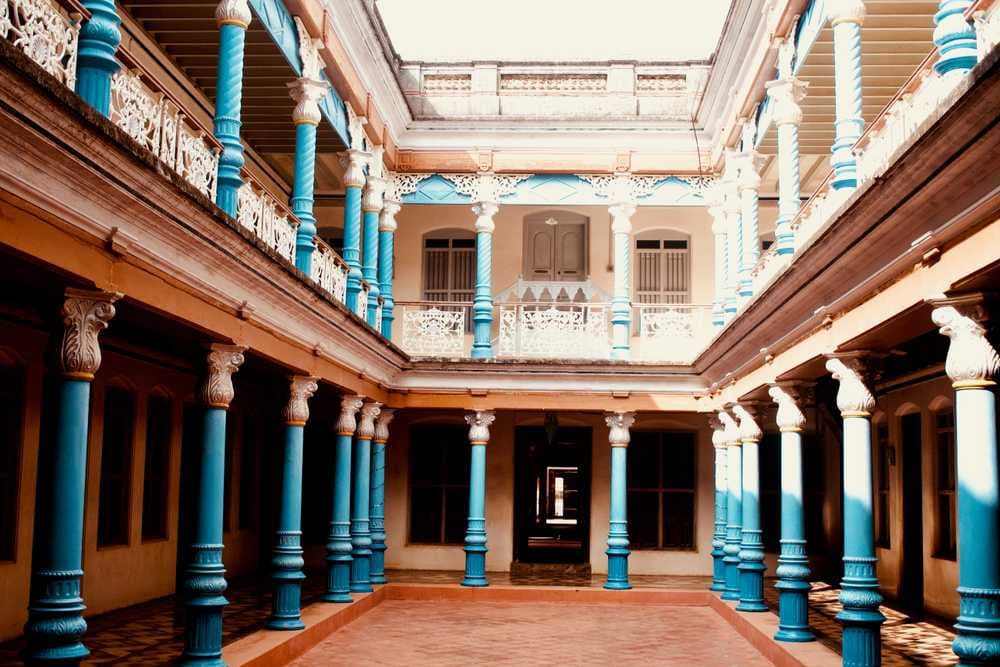 Interior of Famous Karaikudi House, Karaikudi Near Salem