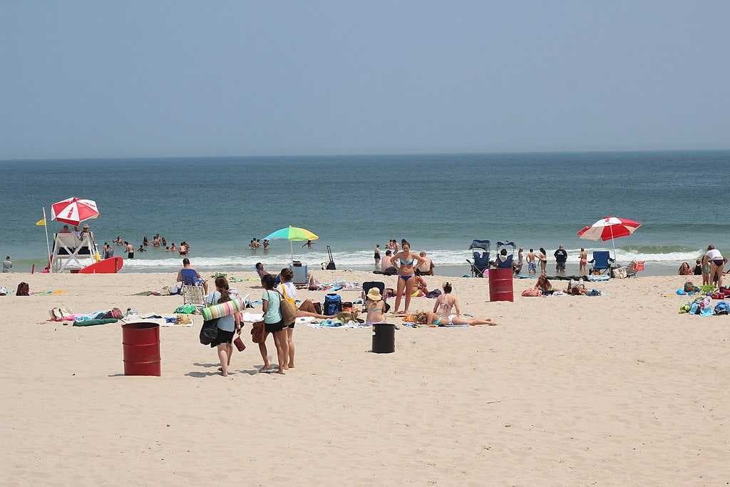 Seaside Heights beach.