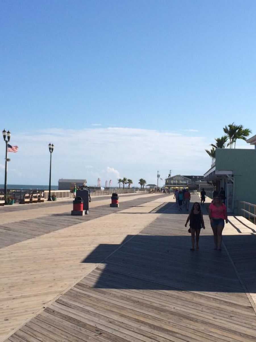 Funtown Pier boardwalk all fixed up in 2016